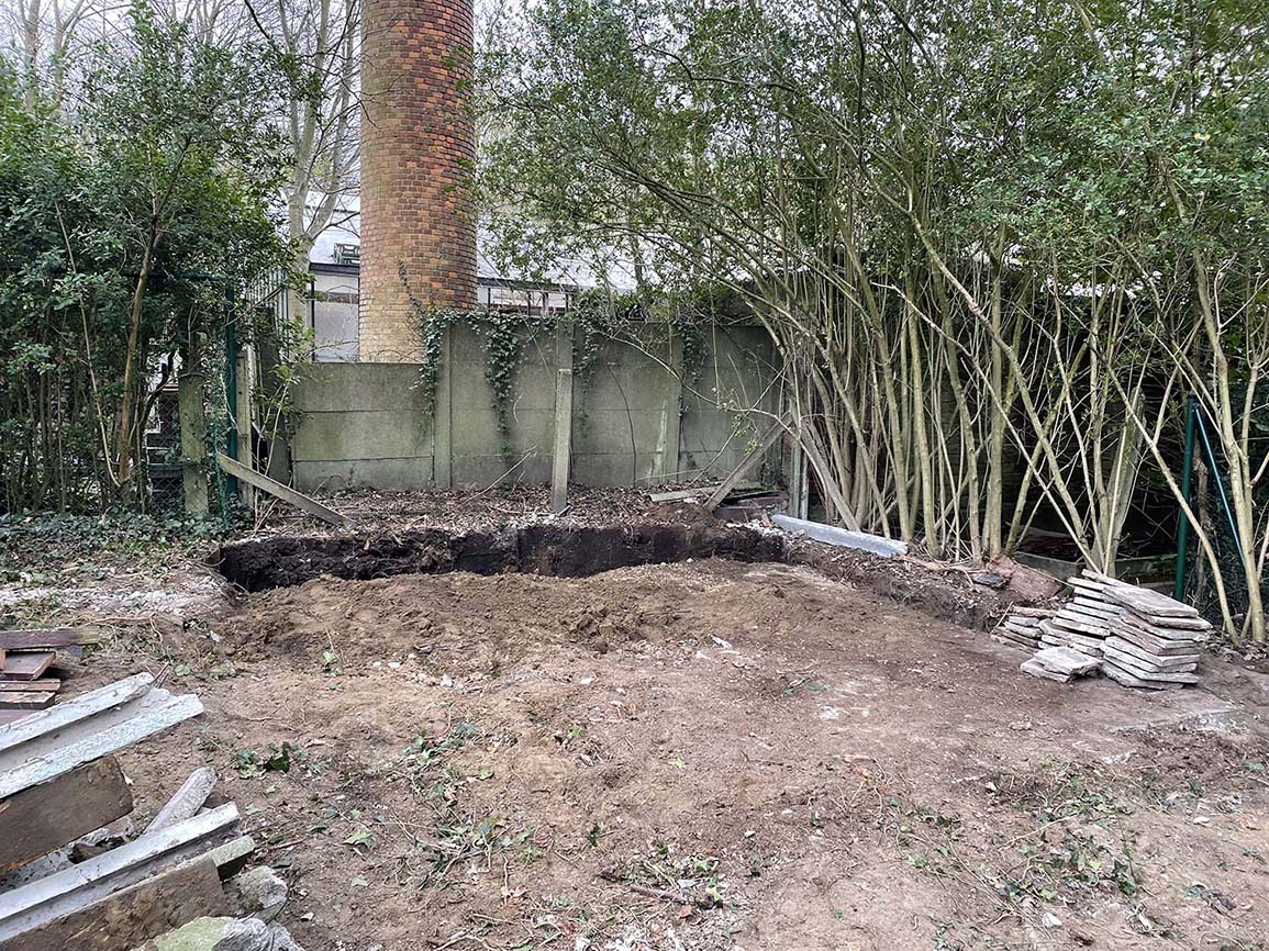 afbraakwerken oude schuur